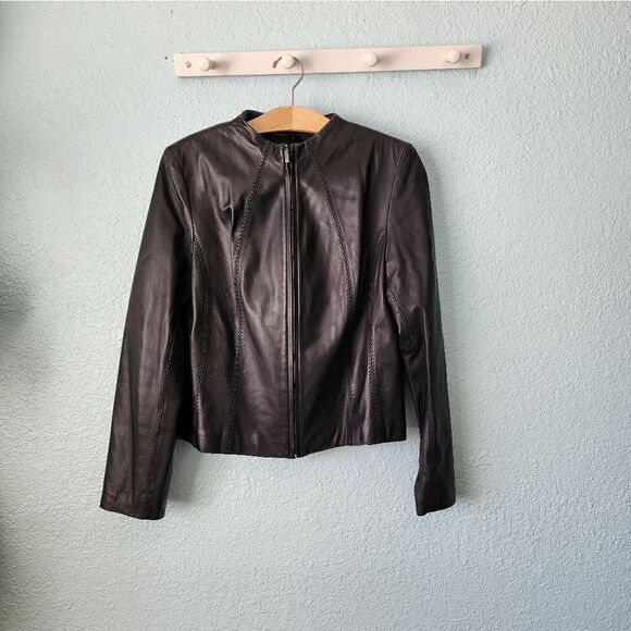 SIENNA STUDIO leather jacket G III - Picture 5 of 15